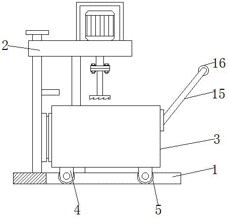 Chemical raw material stirring equipment with fixed stirring box