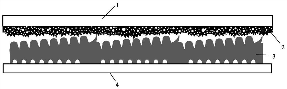 Laser texture bionic capacitive flexible pressure sensor and preparation method thereof