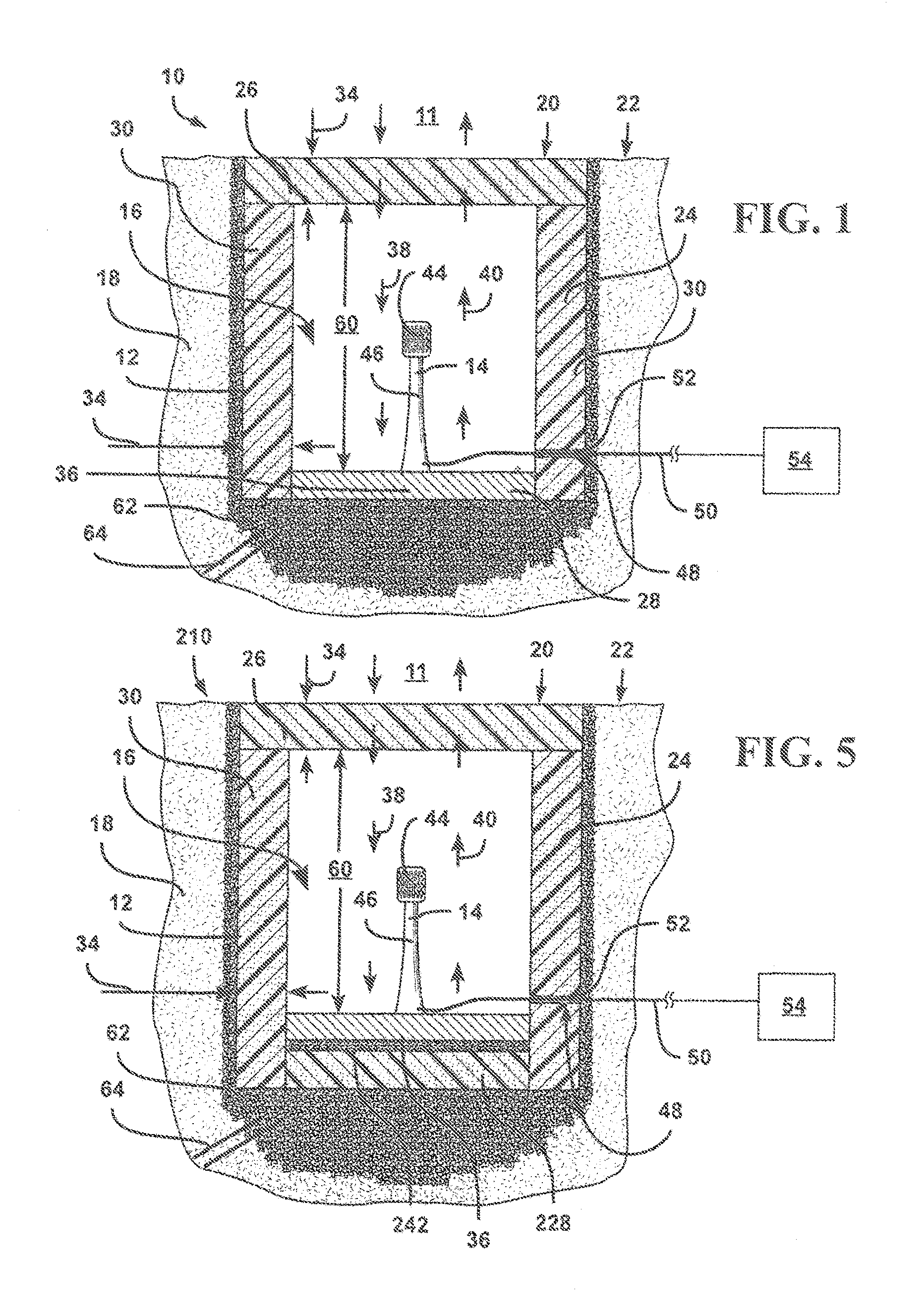 Sub-surface windscreen for outdoor measurement of infrasound