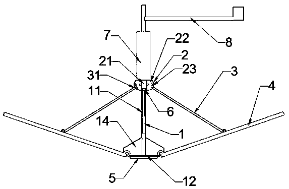 Concrete or mortar slope finding and plastering device around floor drain and its application method