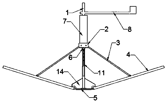 Concrete or mortar slope finding and plastering device around floor drain and its application method