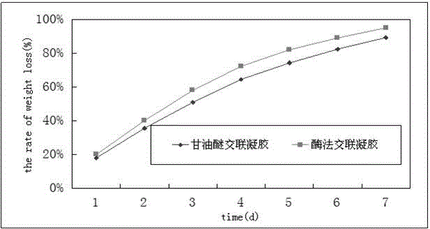 Collagen hydrogel for injection and preparation method thereof