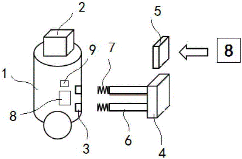 Automatic charging system based on image recognition positioning technology, and charging method thereof