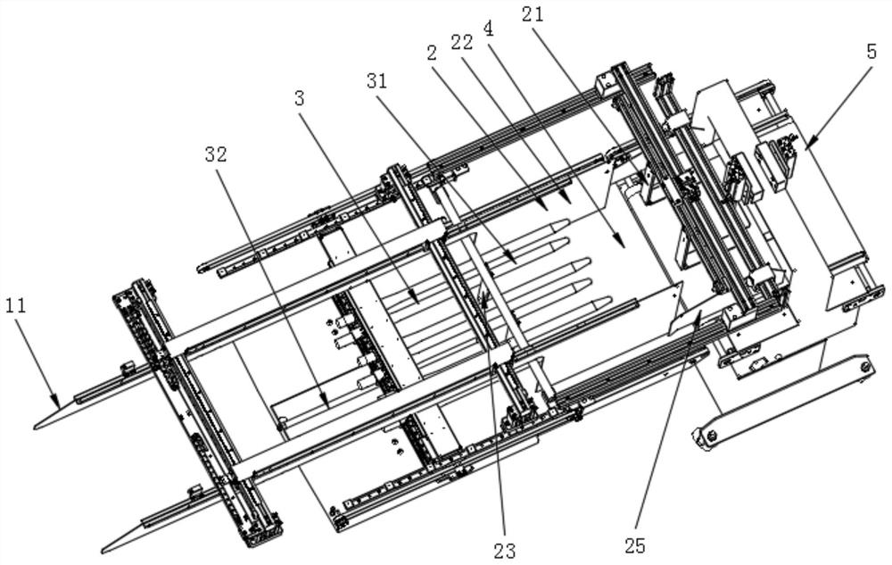 Sheet material stacking and bundling device