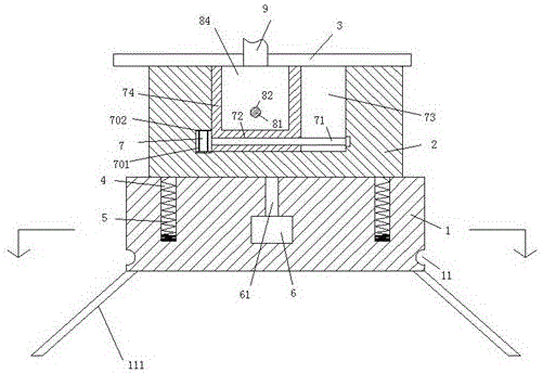 Dinning table structure with automatic adjustment function