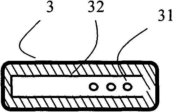 Medical apparatus in parallel with vessels