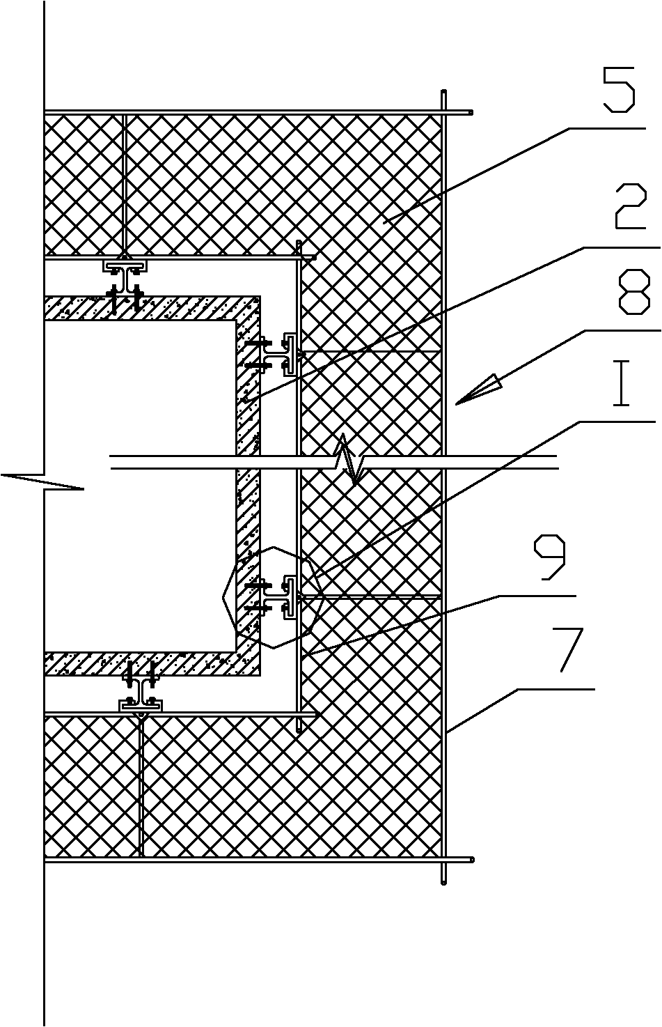 Construction method of safe flat net positioned on periphery of building