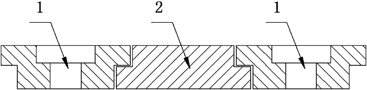 Connecting structure for highway bridge comb plate expansion devices