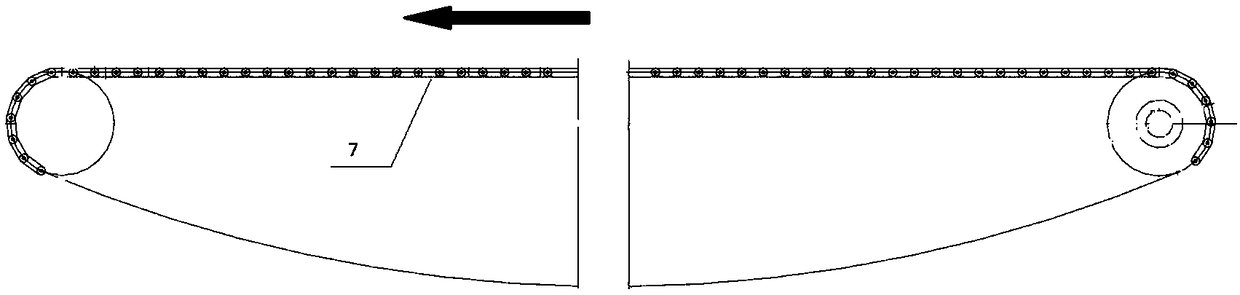 Eliminating method for tempered seamless steel pipe residual stress and adopted bi-directional chain type cooling bed