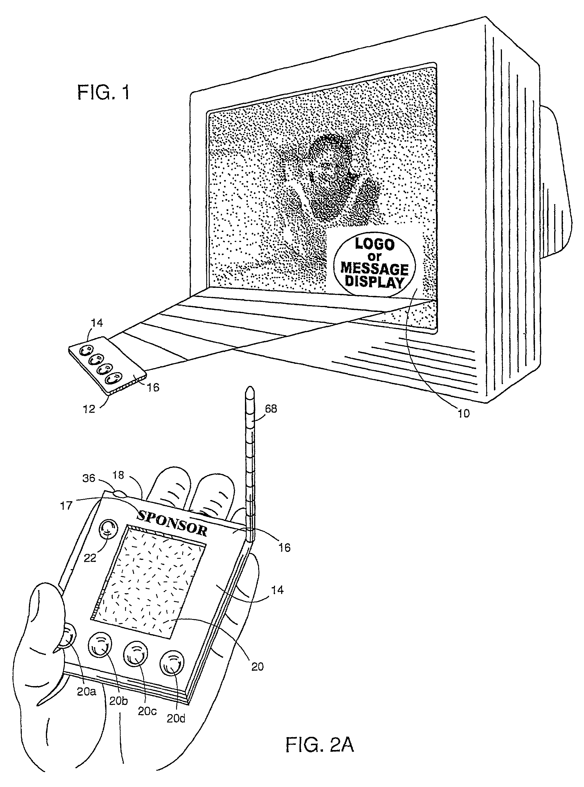 Universal methods and device for hand-held promotional opportunities