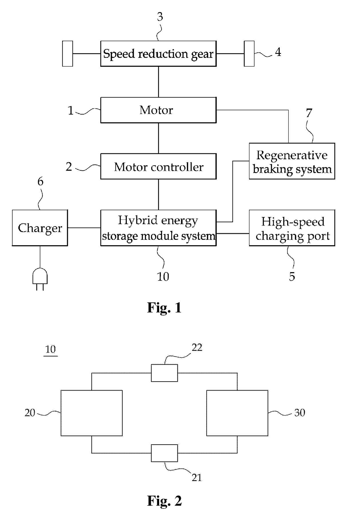 Hybrid energy storage module system