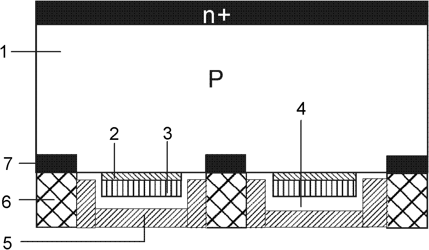 Floating junction solar cell back passivation structure based on heterojunction and preparation technology thereof