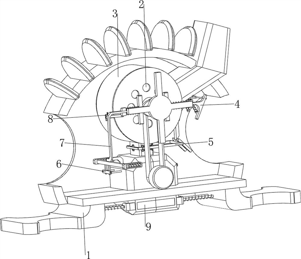 Medicine grinding device for rehabilitation department