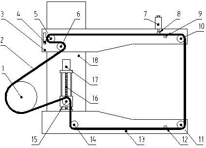 Forward and reverse wiring tension balance control device and method for high-speed reciprocating wiring wire cutting