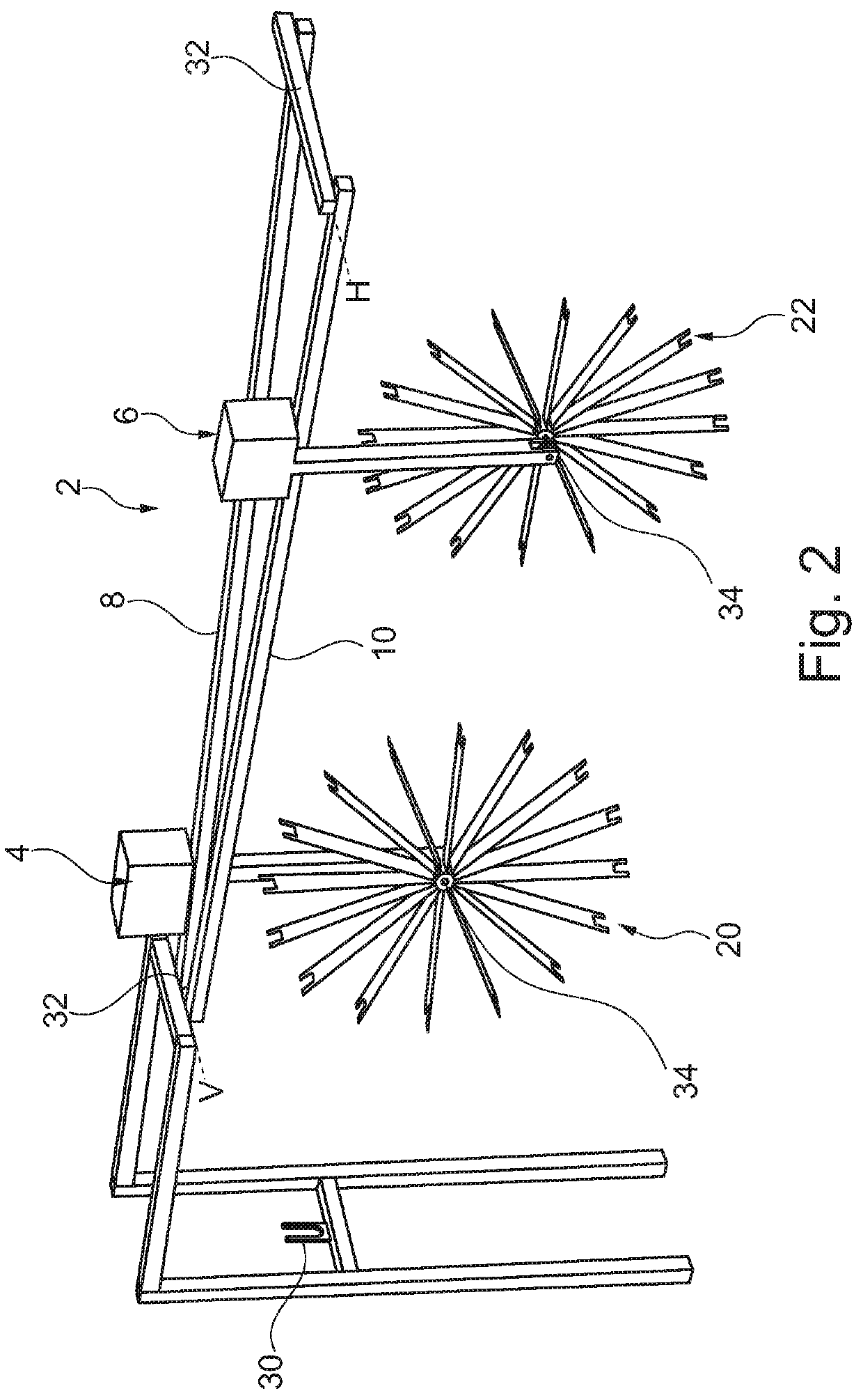 Reel changing device and reel changing method