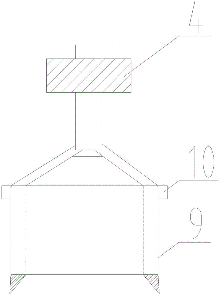 Pile foundation casing embedding and pile pole drilling all-in-one machine