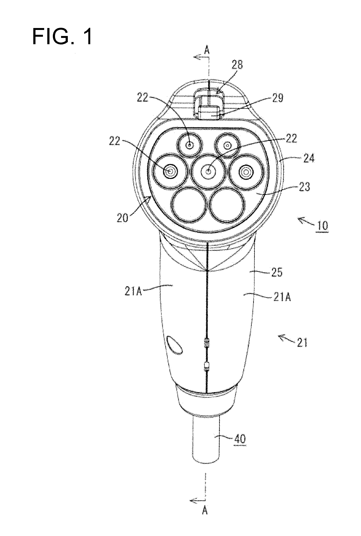 Seal member and a charging connector provided therewith