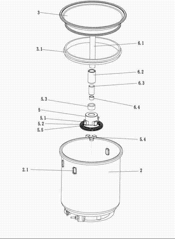 Liquid stirring device