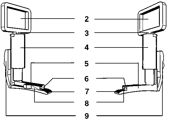 Closed type throat swab sampling device