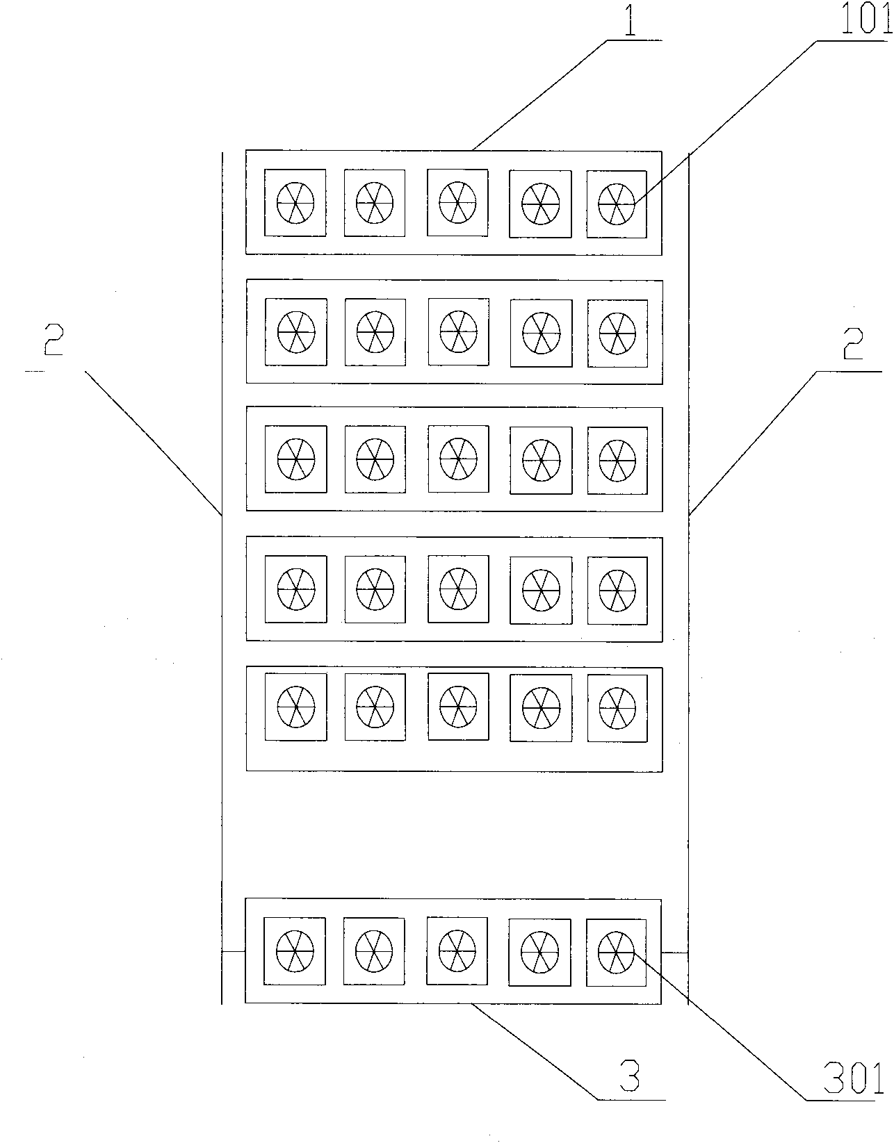 Equipment cabinet and fan system thereof