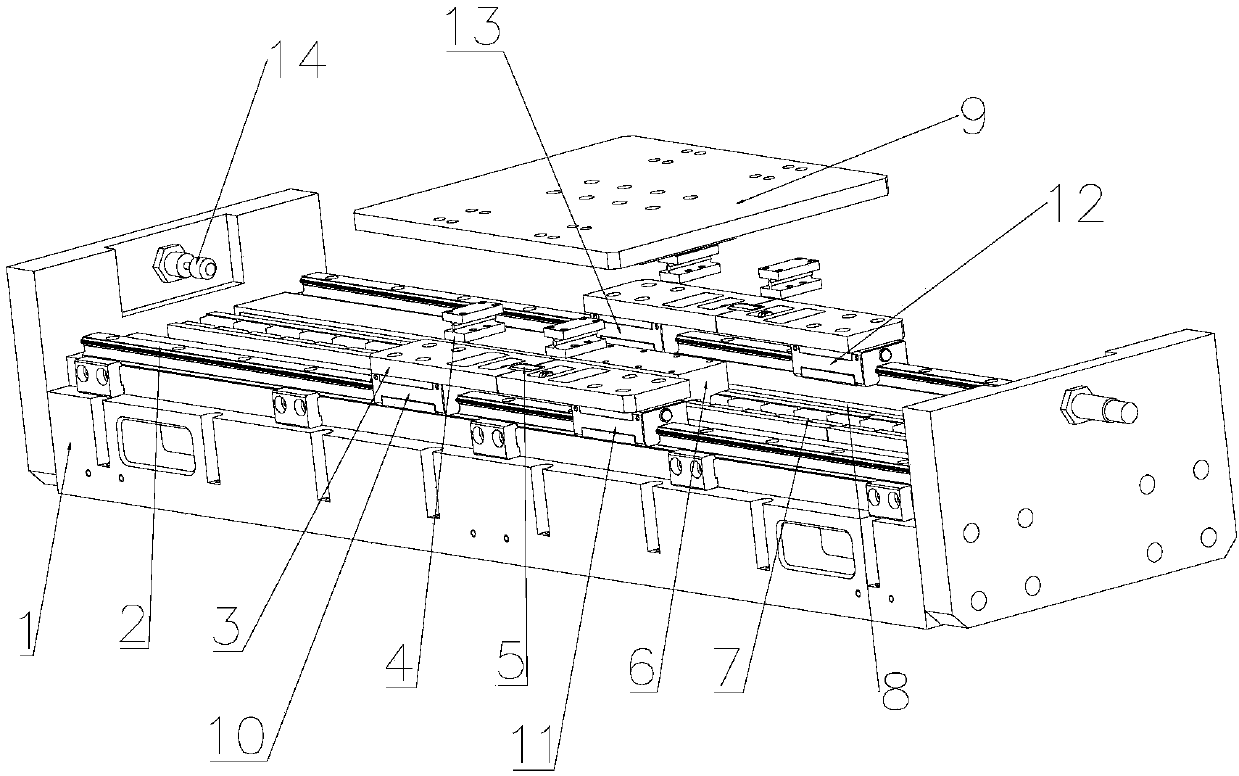 Linear motion platform with ultrasonic-assisted friction overcoming function