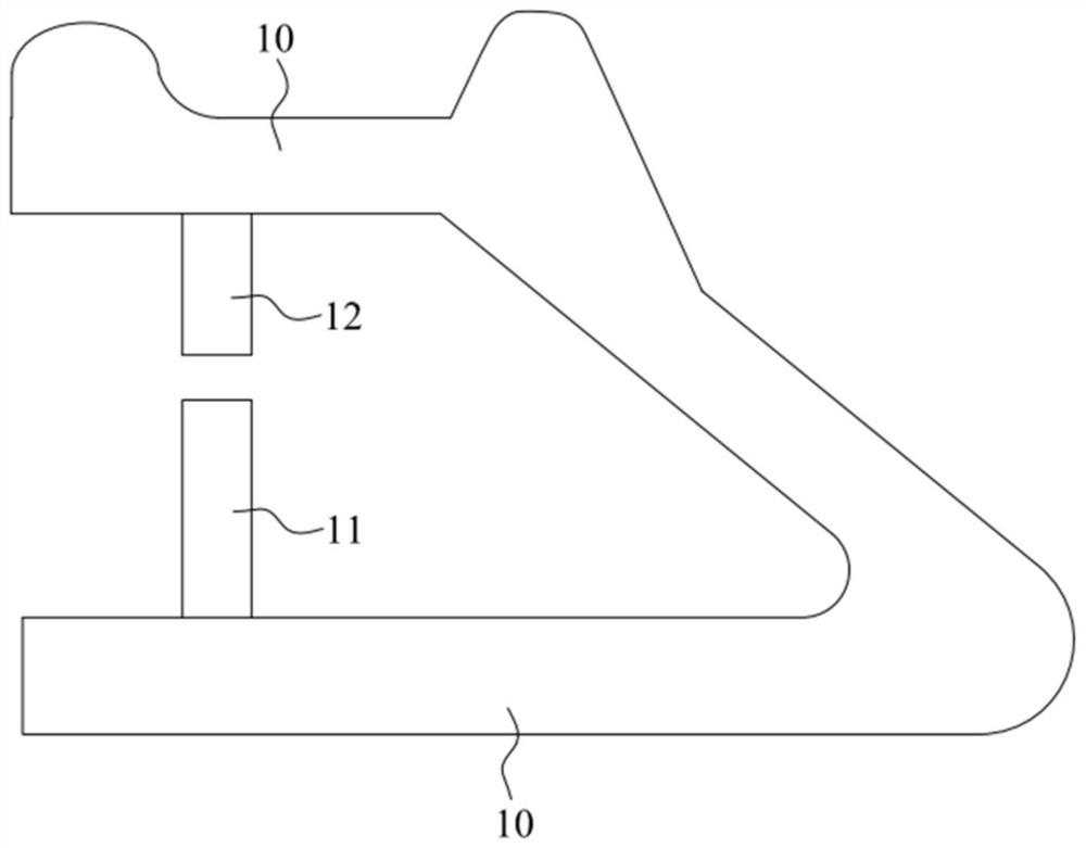 A clamping device for a lint filter, a lint filter, and a washing machine