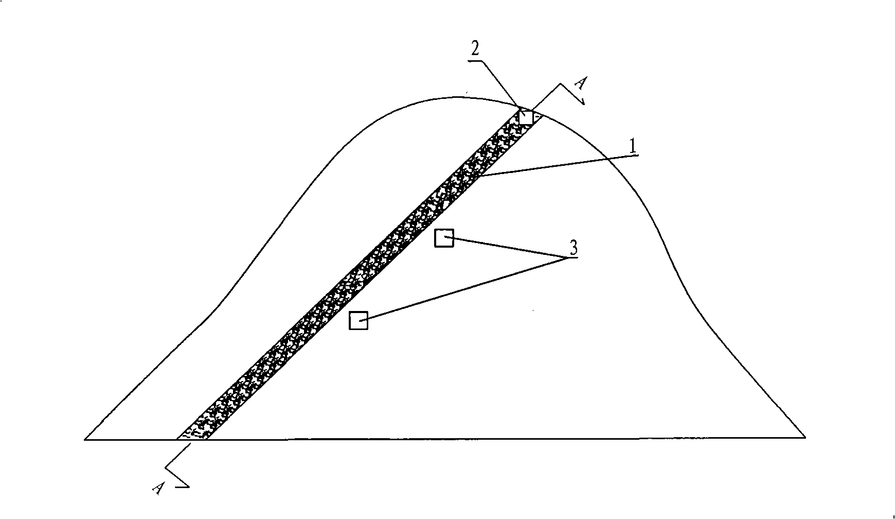 Sharply inclined coal seam mining method