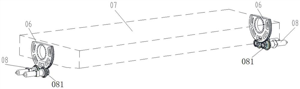 Rotary table for large-inertia radar