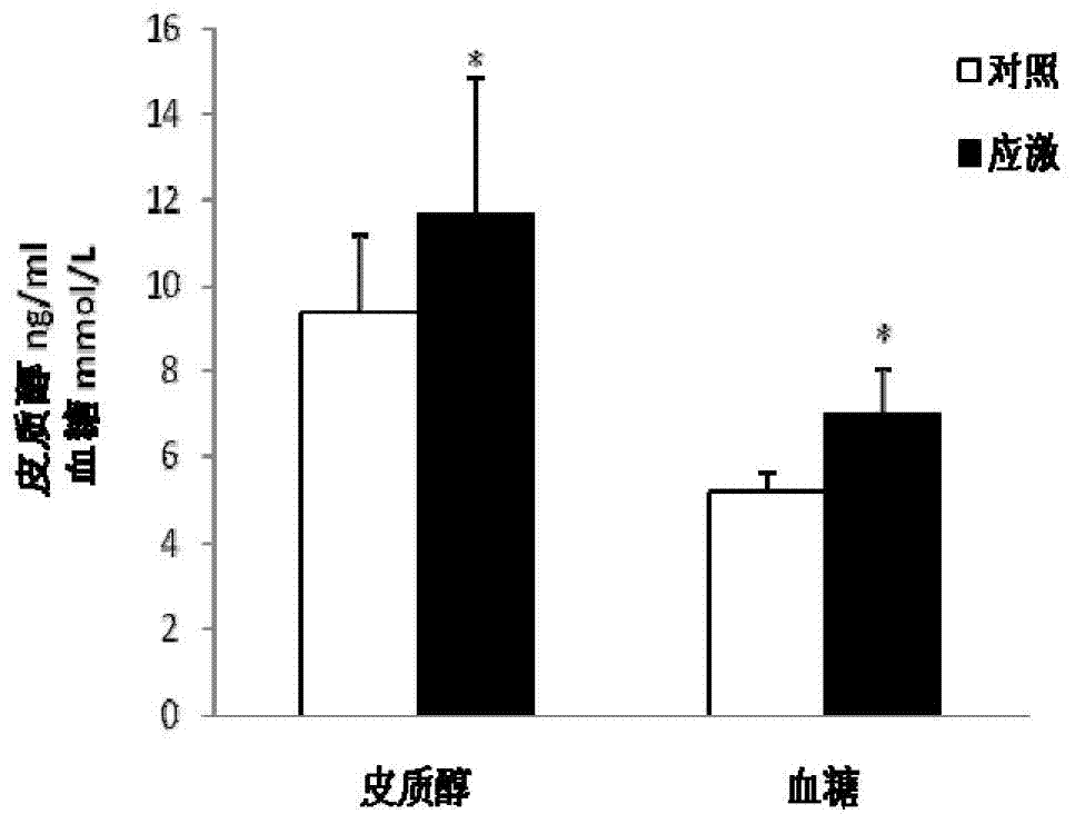 Gene chip for evaluating transport stress model and application of gene chip for evaluating transport stress model