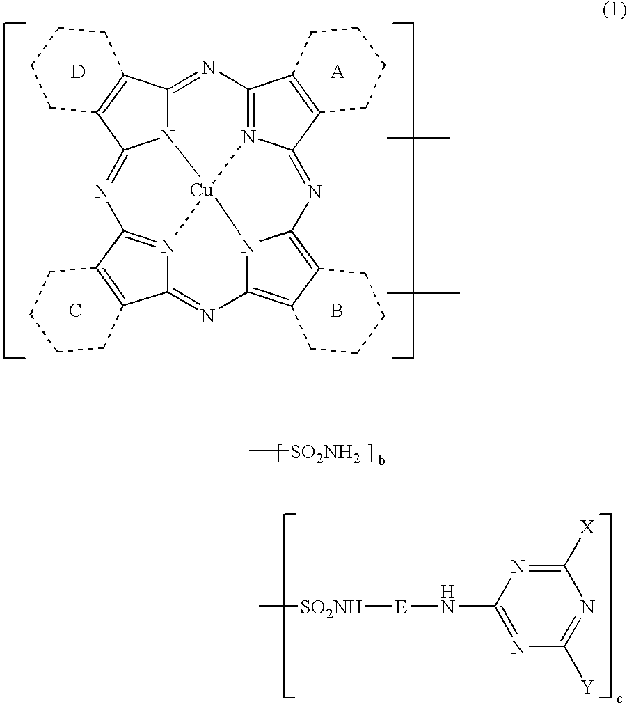 Porphyrazine coloring matter, ink, ink set and colored article