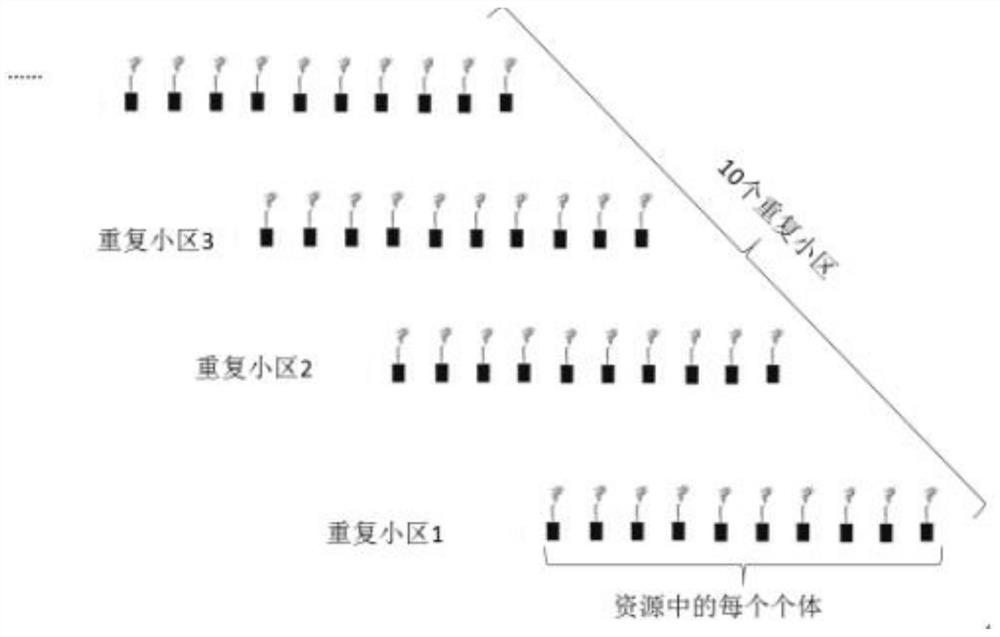 Method for identifying apple fire blight resistance by using field plots