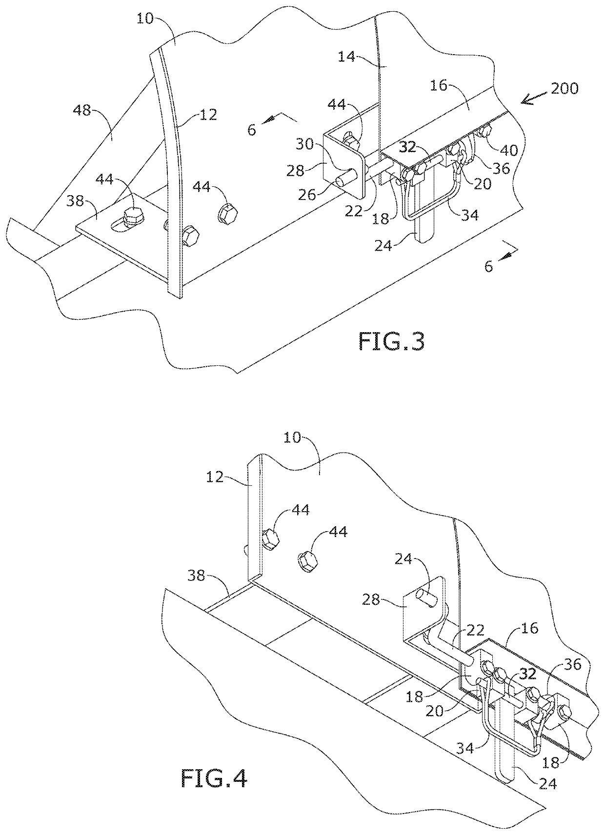 Tool-free belt and conveyor component cover and access hood