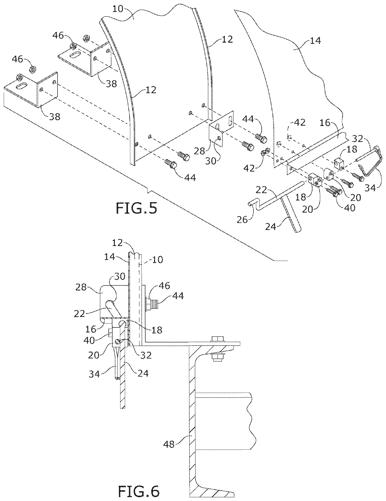 Tool-free belt and conveyor component cover and access hood