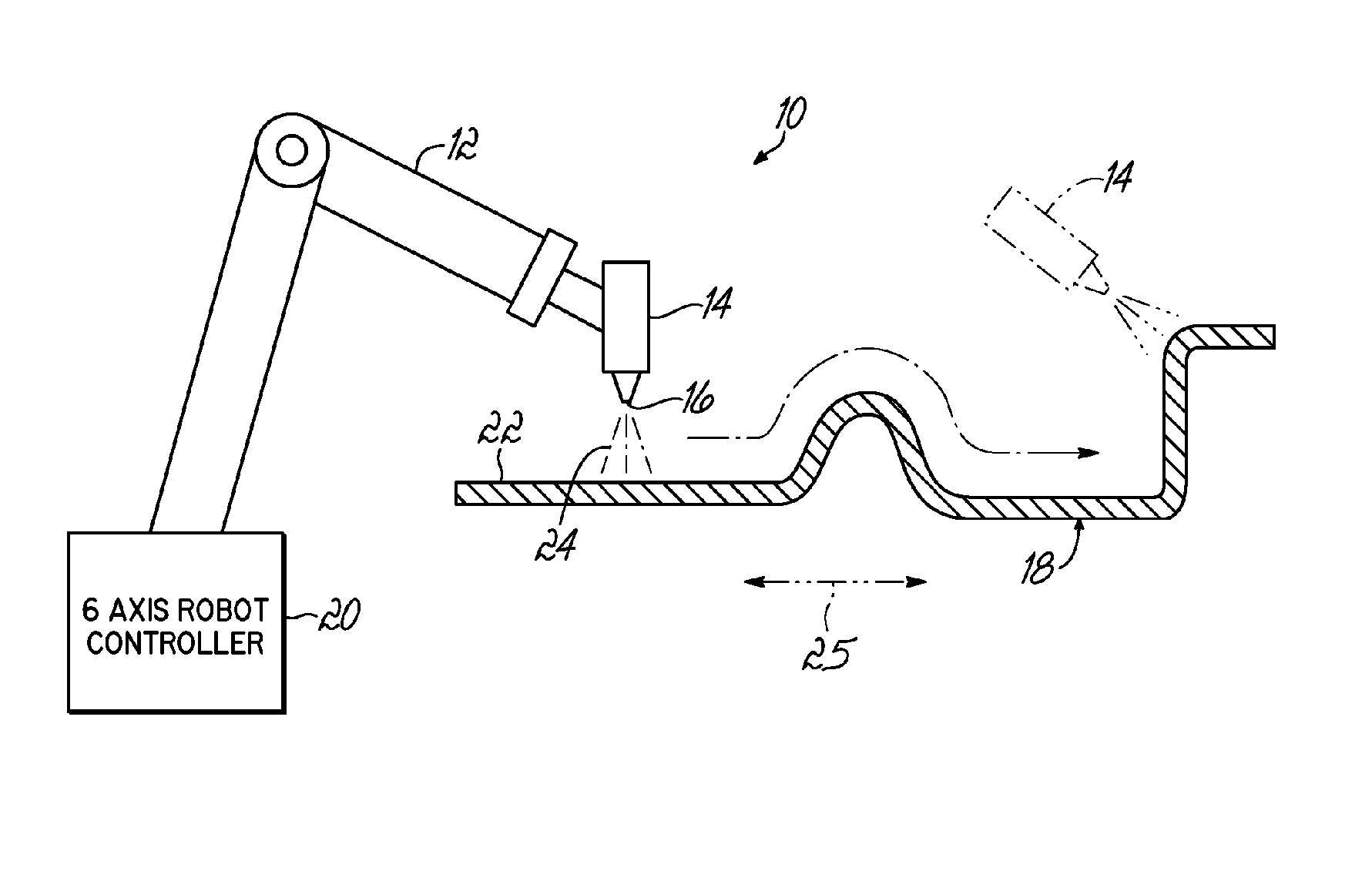 Process for creating a low gloss surface finish on a vehicle trim component