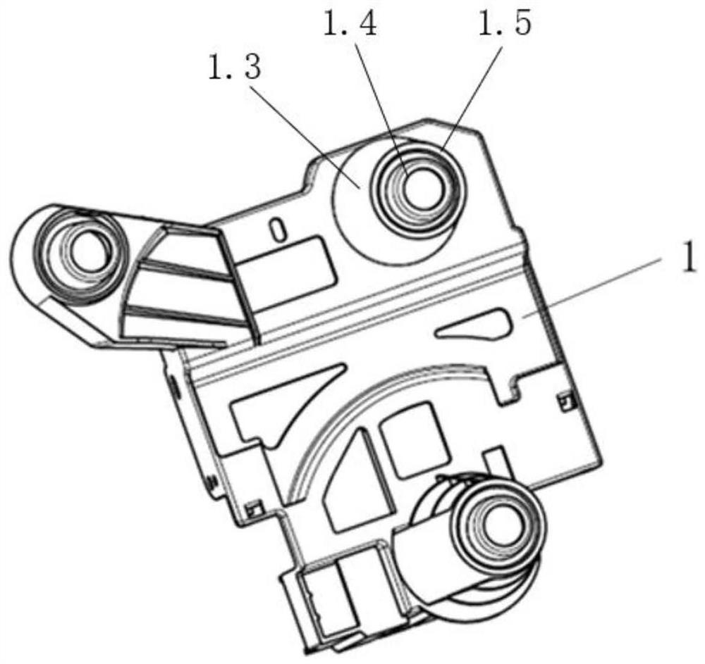 An integrated electrical module mounting bracket and its assembly