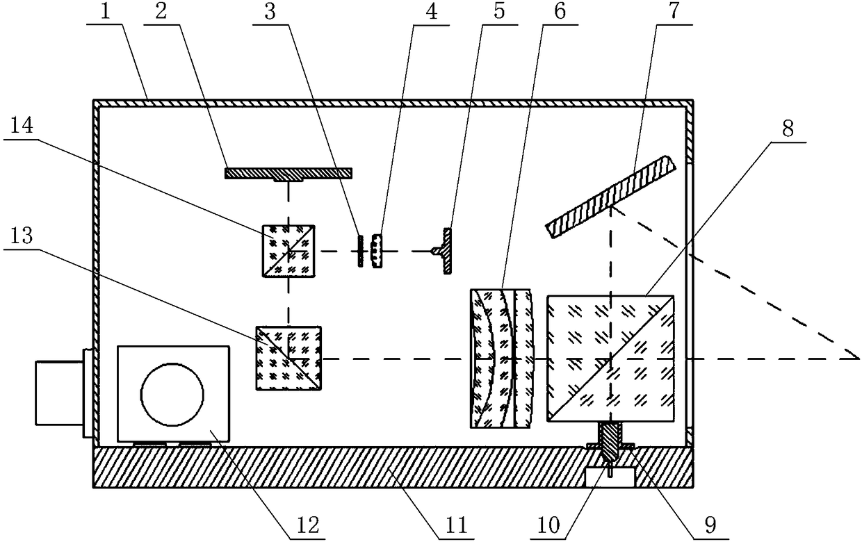 Portable right-angle prism installation parameter calibrator