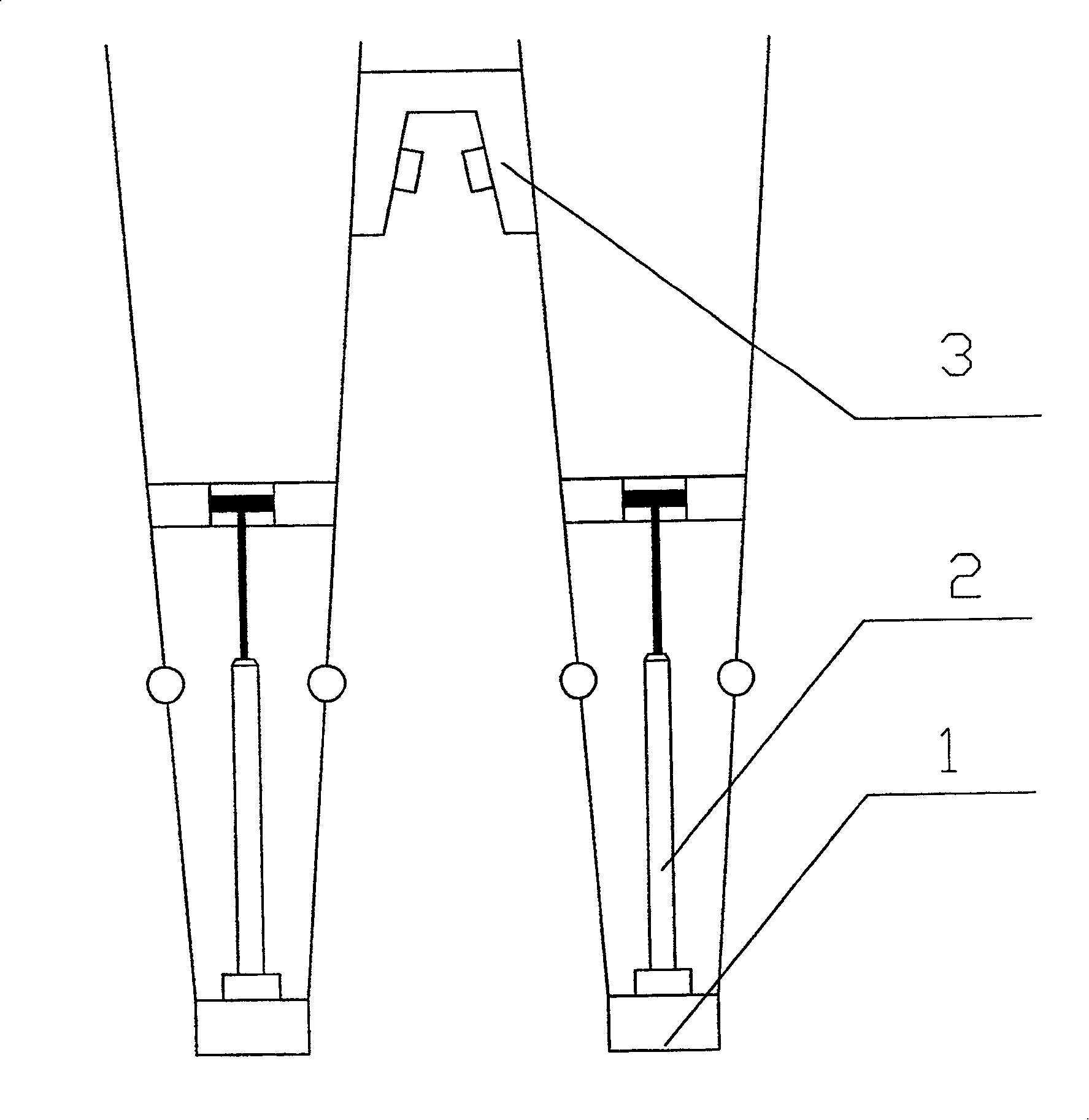 Paraplegia walking device and its manufacturing method