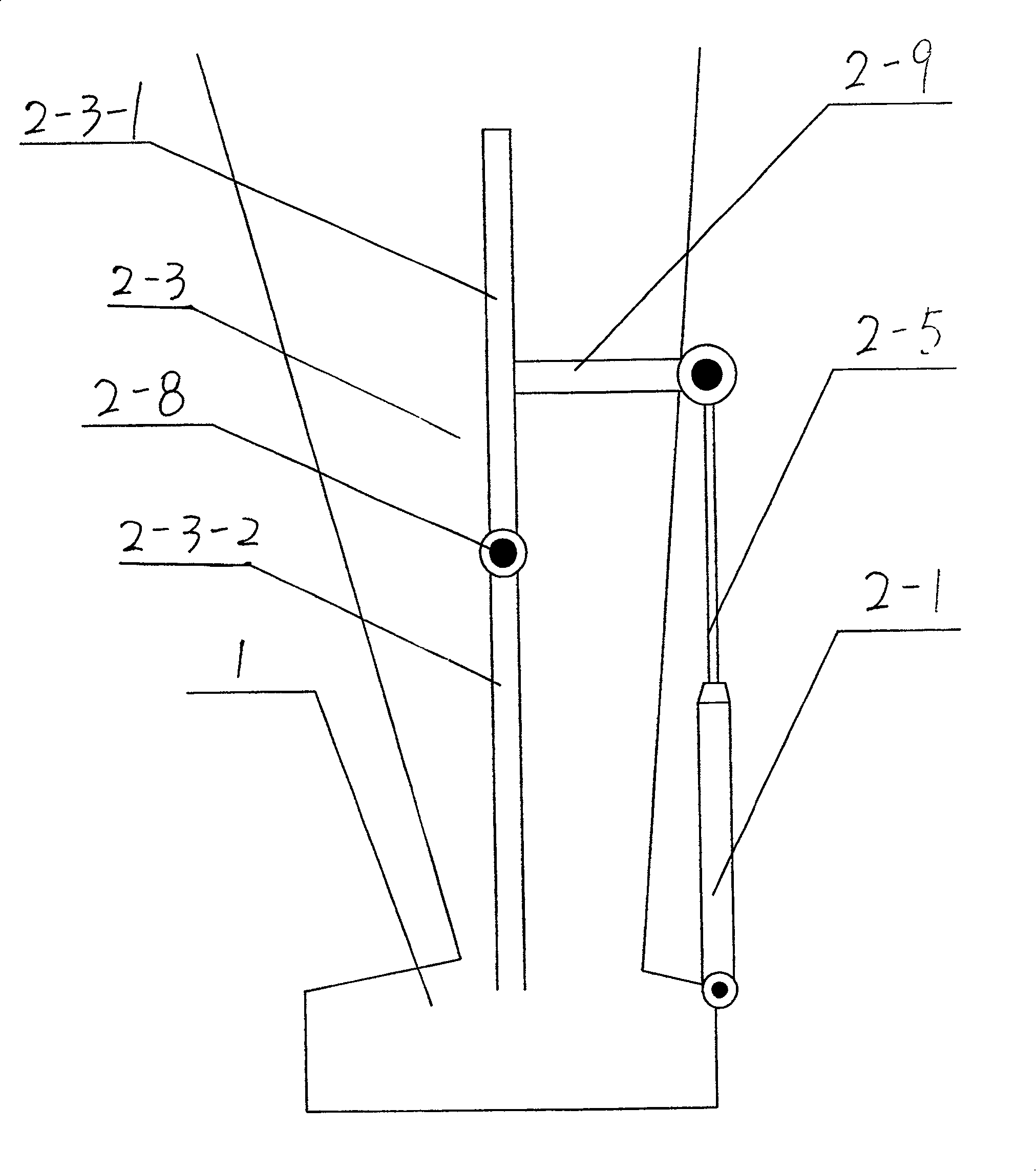 Paraplegia walking device and its manufacturing method