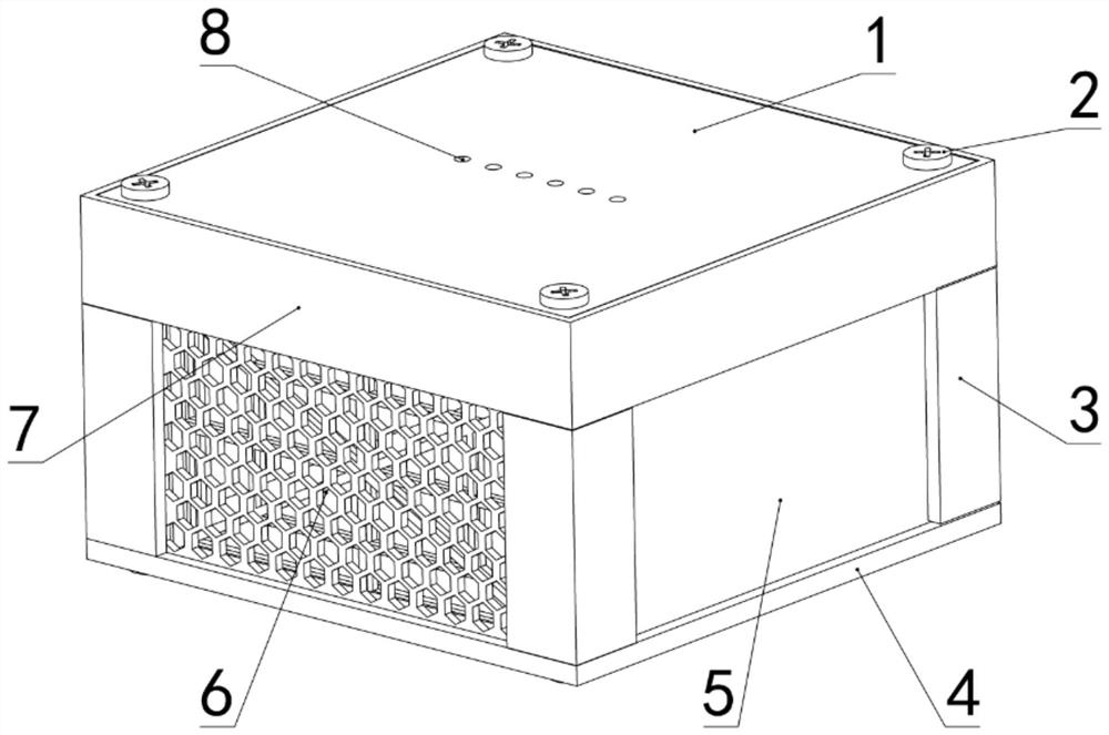 Dielectric sensor probe filtering device