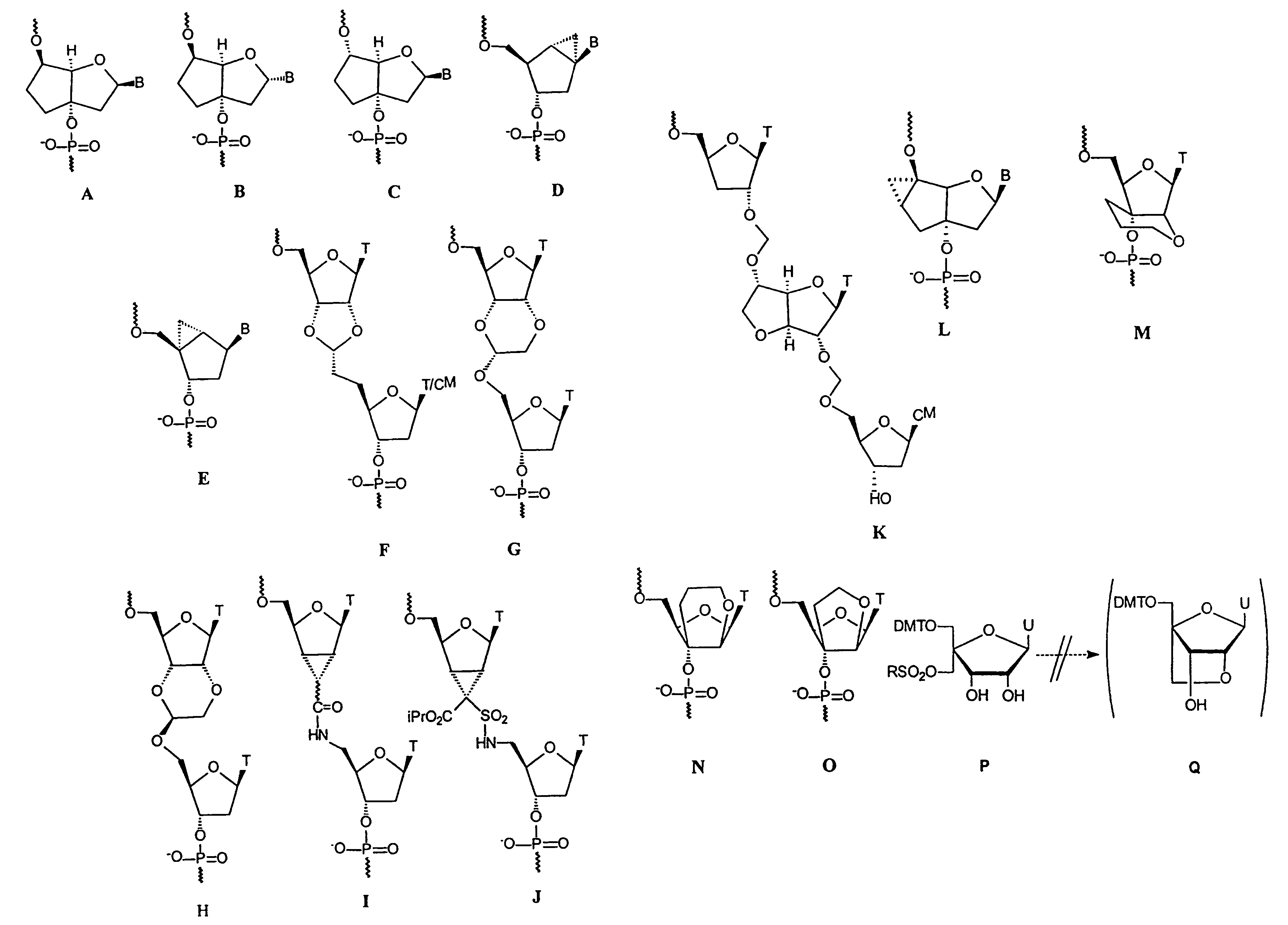 Oligonucleotide analogues