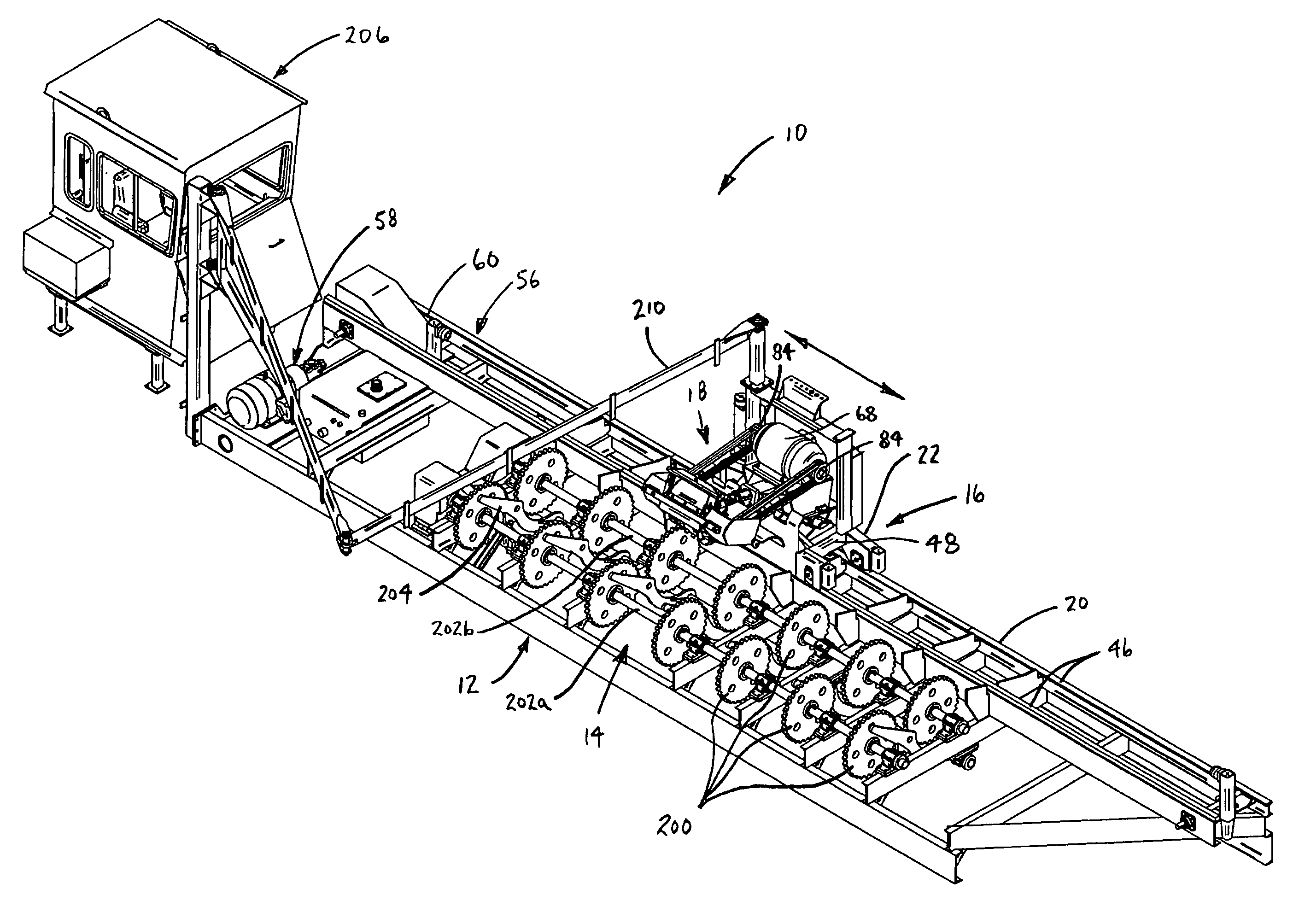 Log debarking apparatus