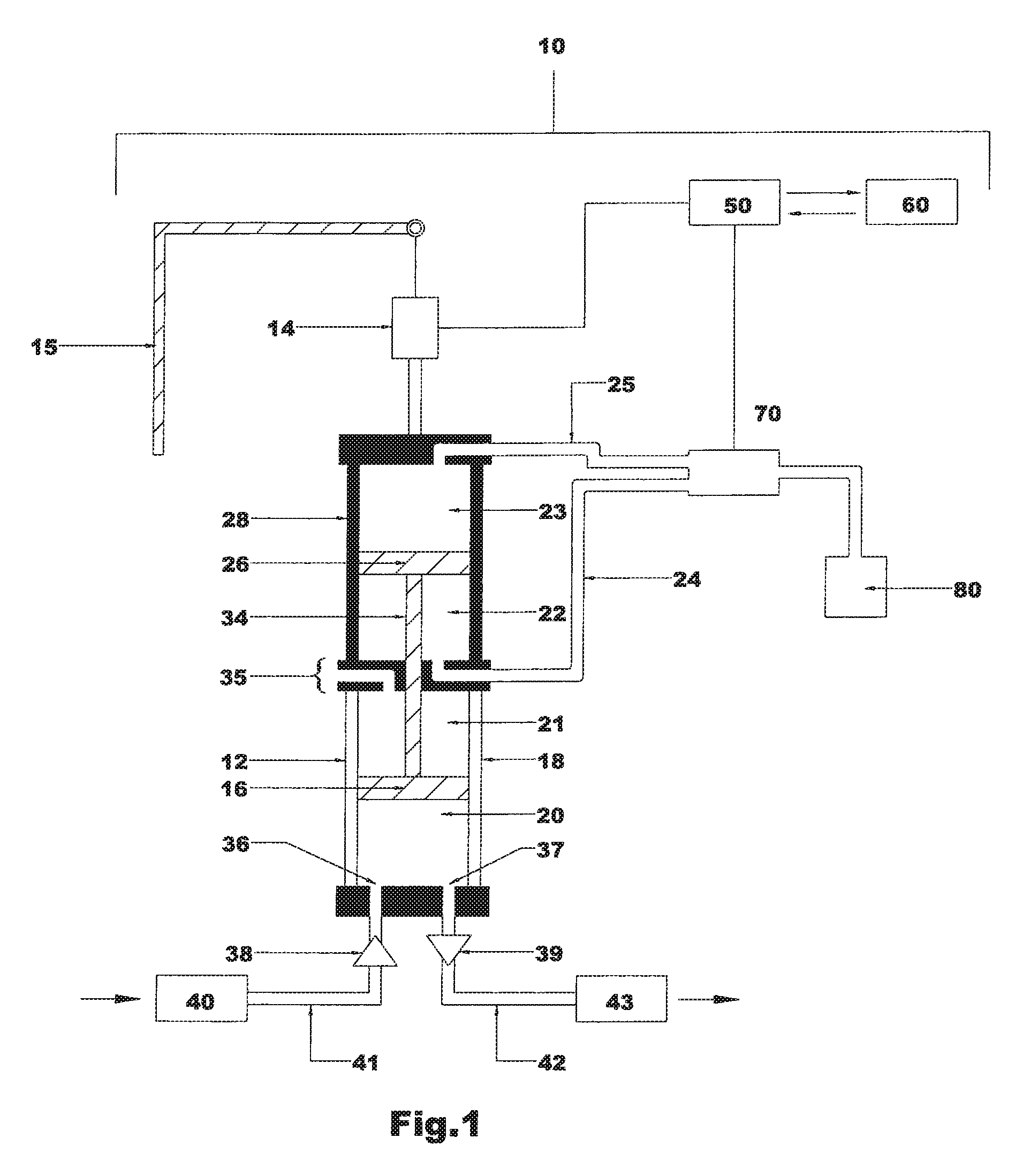 Double-action fluid weighing and dispensing process and system