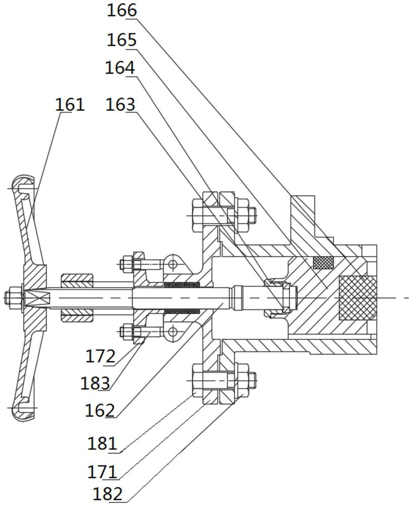 A light rod magnetic sealing structure device