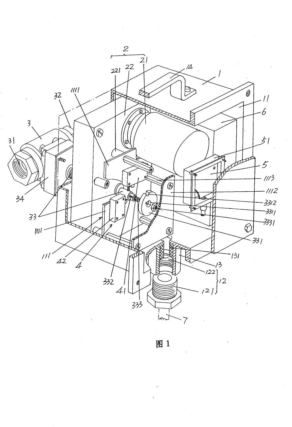 Electric ball valve structure