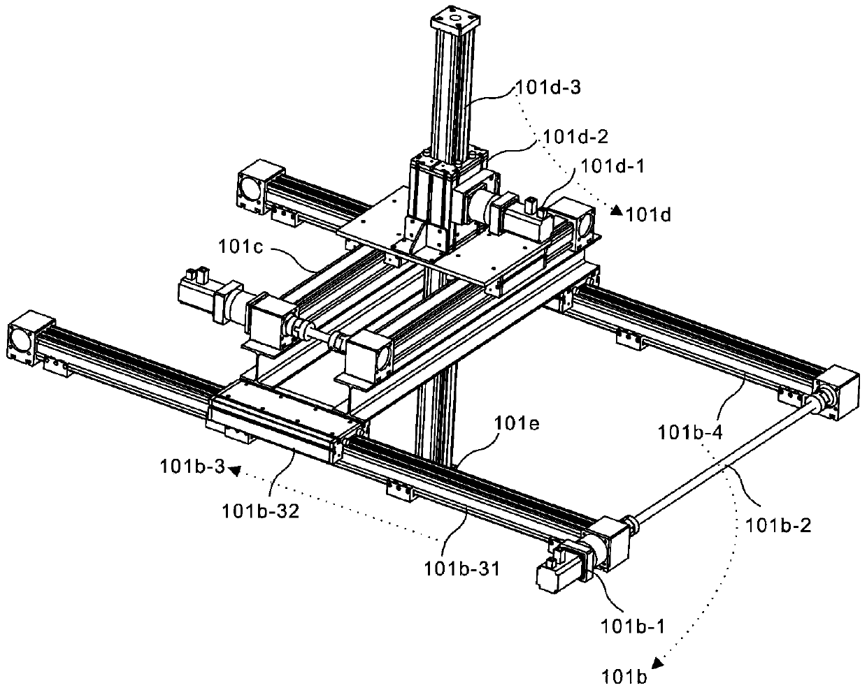 Automatic enameled wire conveyor line based on visual inspection system