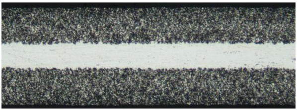 Manufacturing method of light edge controllable electrode foil for solid aluminum electrolytic capacitor