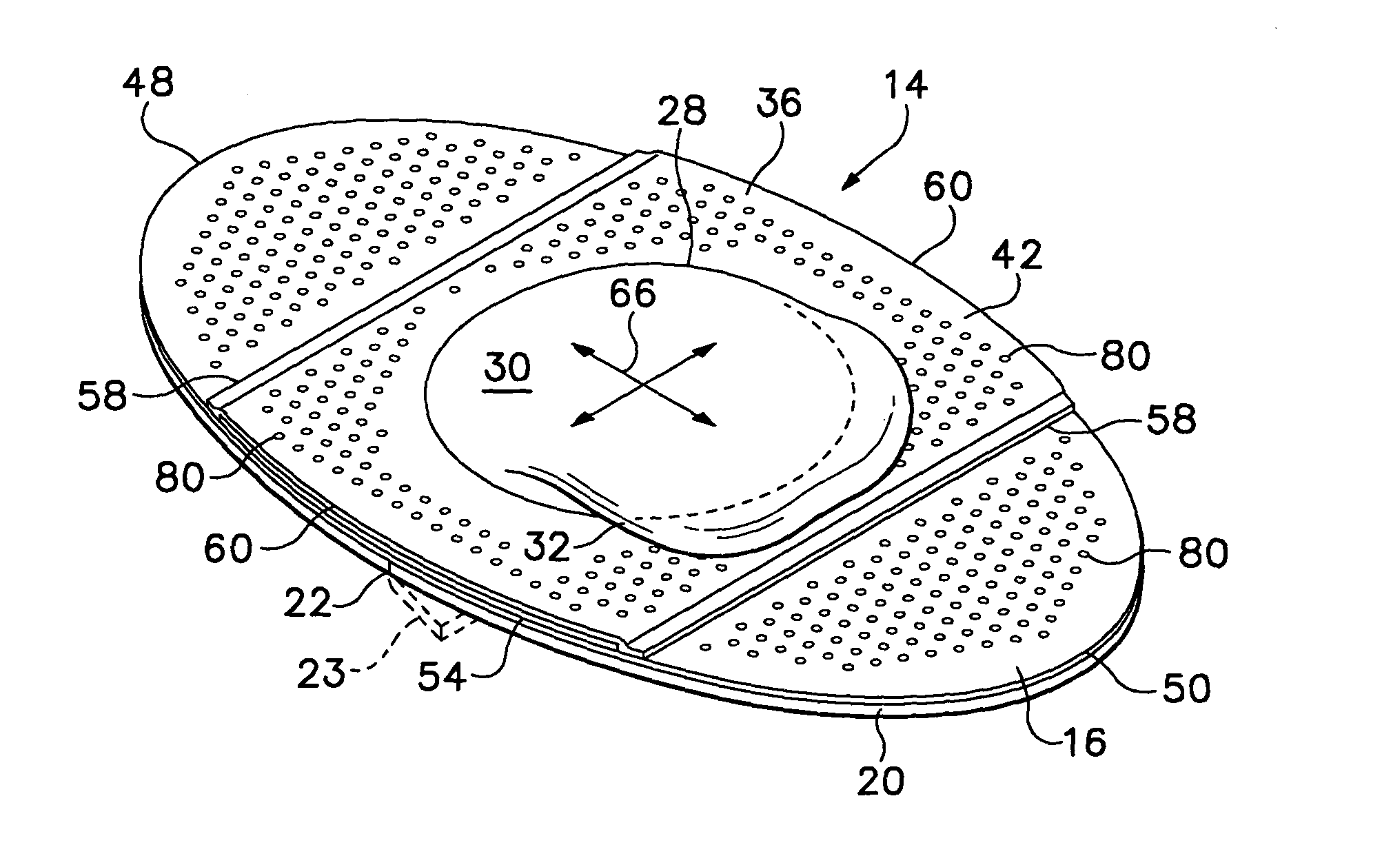 Friction reducing bandage