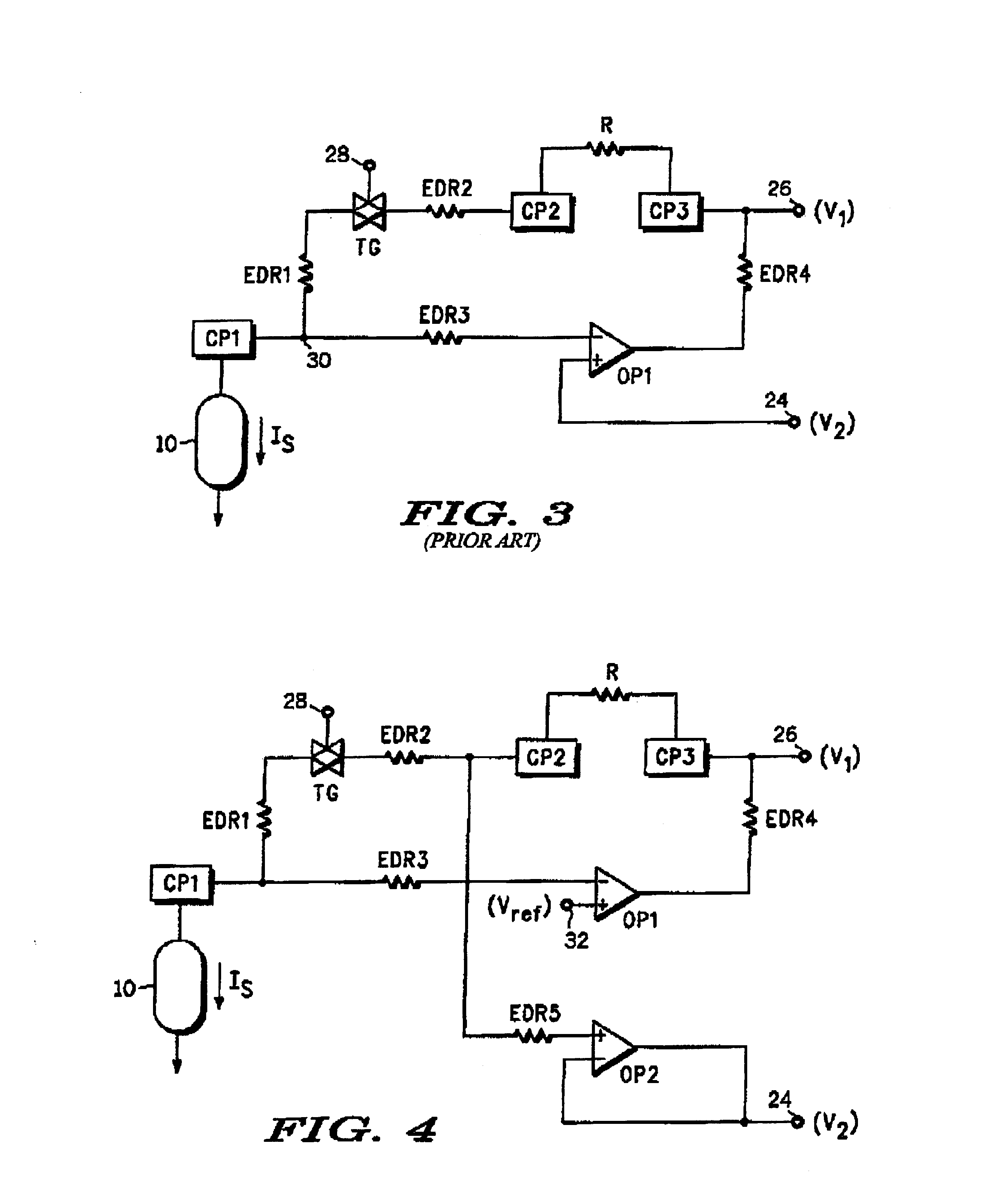 Current-to-voltage-converter for a biosensor