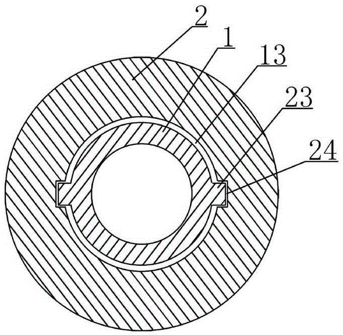 A viscous material injection device