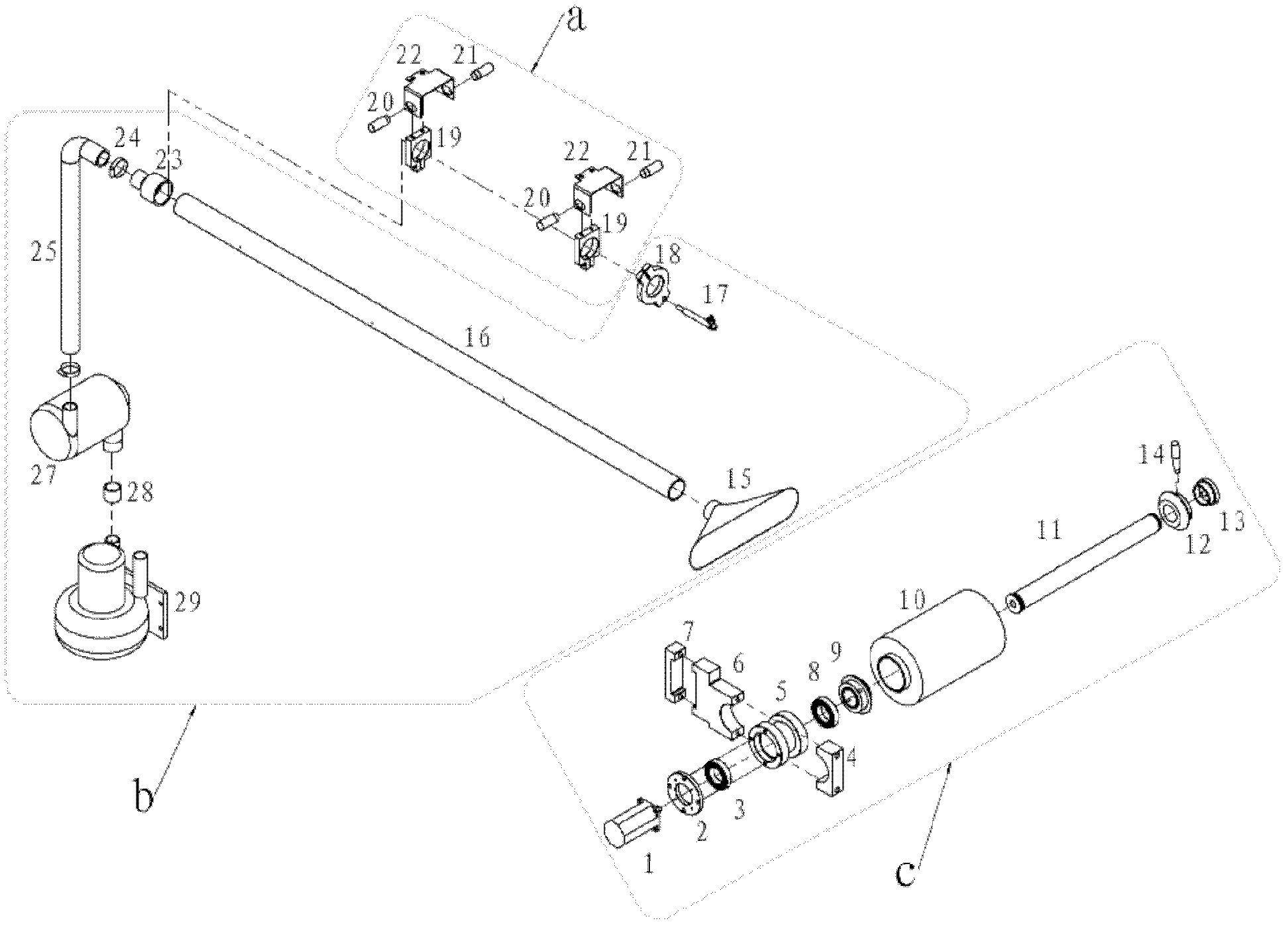 Weft storage device without twist change